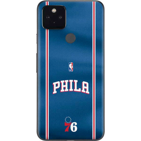 NBA Philadelphia 76ers Jersey Google Pixel 5a Skin